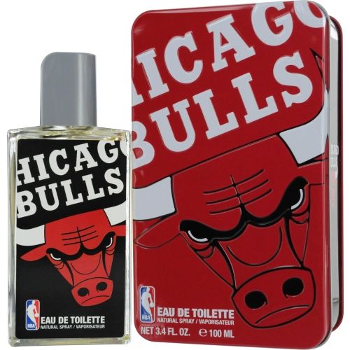 NBA BULLS by Air Val International EDT SPRAY 3.4 OZ (METAL CASE)
