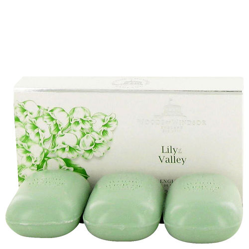Lily of the Valley (Woods of Windsor) by Woods of Windsor - 3 x 3.5 oz Soap 3.5 oz