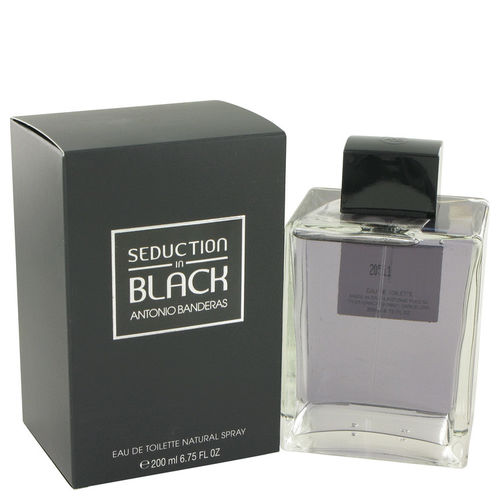 Seduction In Black by Antonio Banderas - Eau De Toilette Spray 6.8 oz