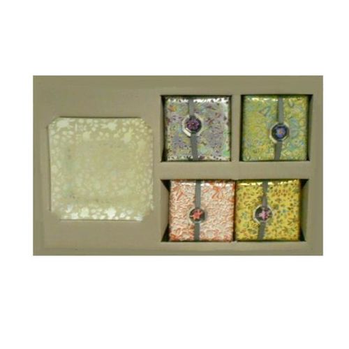 Fringe Soap Set Lemon Verbena Scent w/ Glass Tray