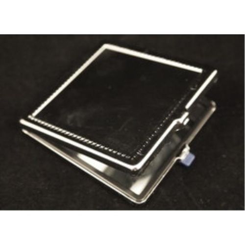 Blank Metal Compact Square with Ridged Recess Case Pack 50
