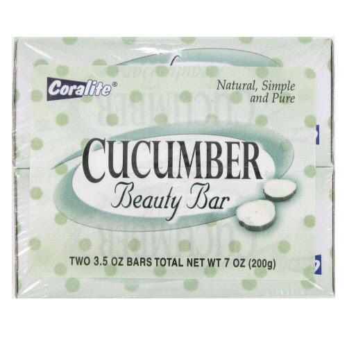 2 Pk 3.5 Oz Cucumber Beauty Soap Case Pack 24