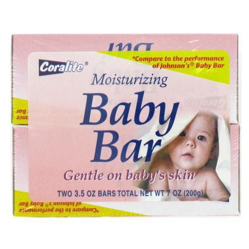 2 Pk Baby Moisturizing Bar Soap Case Pack 24