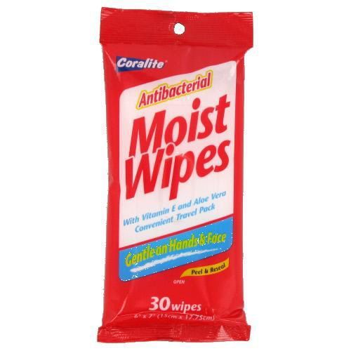 30 Ct Antibacterial Peel Wipes Case Pack 24