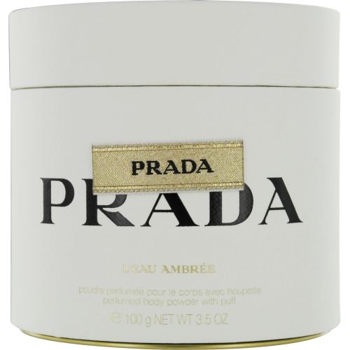 PRADA L'EAU AMBREE by Prada BODY POWDER WITH PUFF 3.5 OZ