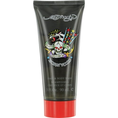 ED HARDY BORN WILD by Christian Audigier HAIR & BODY WASH 3 OZ