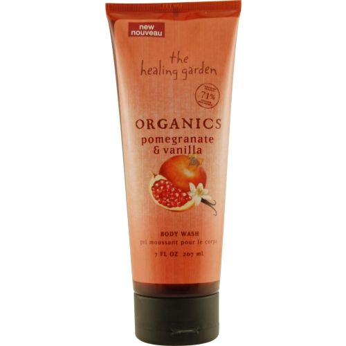 HEALING GARDEN ORGANICS by Coty POMEGRANITE & VANILLA BODY WASH 7 OZ