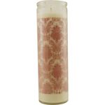 K HALL by K Hall ROSE GERANIUM SOY & BEESWAX CANDLE LARGE PRINTED GLASS.  BURNS APPROX. 100 HRS.
