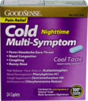 Good Sense Cold Night Time Multi-Symptom Cold Cool Case Pack 24