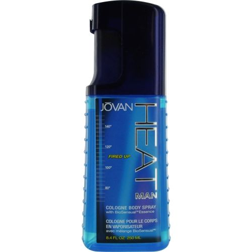 JOVAN HEAT MAN by Jovan FIRED UP COLOGNE BODY SPRAY 8.5 OZ