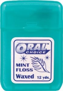 Waxed Flat Mint Ribbon Dental Floss, 1 pc