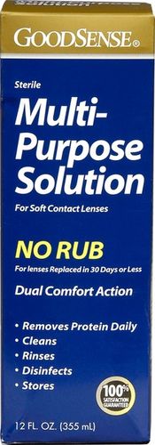 Good Sense Multi Purpose - No Rub Contact Lens Cleaner Case Pack 24