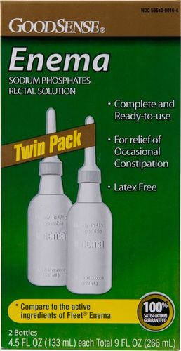 Good Sense Ready To Use Enema - Twin Case Pack 12