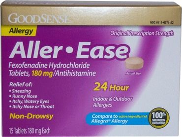 Good Sense Aller Ease Allergy Medication 15 count Case Pack 24