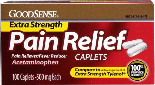 Good Sense Extra Strength Pain Relief Caplets Apap 500 Mg Case Pack 24