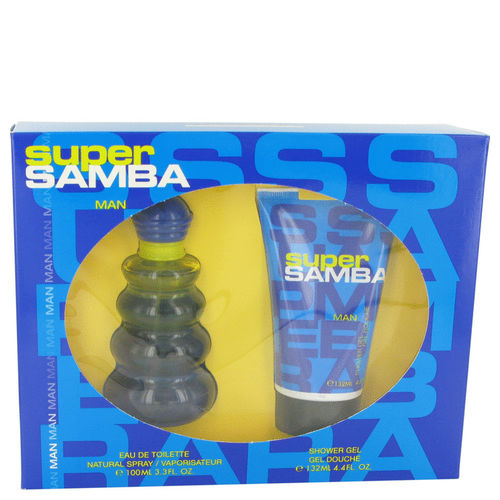 Samba Super by Perfumers Workshop - Gift Set -- 3.4 oz Eau De Toilette Spray + 4.4 oz Shower Gel