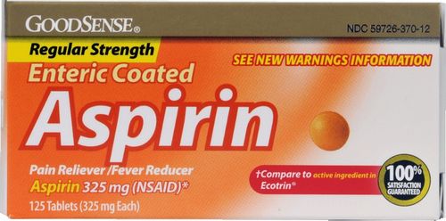 Good Sense Safety Coated Enteric Aspirin 325 Mg Case Pack 24