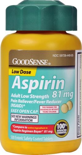 Good Sense Enteric Safety Coated Aspirin 81 Mg Case Pack 24