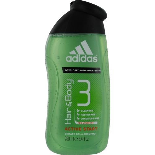 ADIDAS ACTIVE STAR by Adidas 3 BODY & HAIR & FACE GEL 8.4 OZ (DEVELOPED WITH ATHLETES)