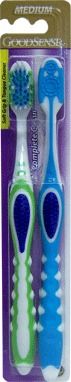 Good Sense Complete Clean W/Tongue Cleaner Tbrush Med Case Pack 36