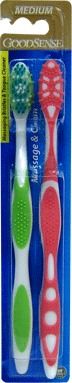 Good Sense Massage & Clean W/Tongue Cleaner Toothb Case Pack 36