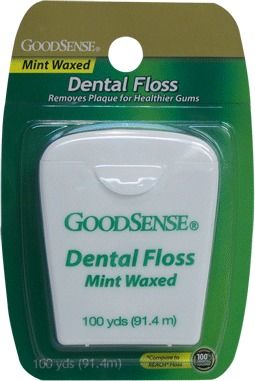 Good Sense Waxed Mint Dental Floss 100Yd Case Pack 36