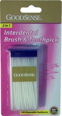Good Sense Interdental Brush & Picks W/Storage Case Case Pack 36