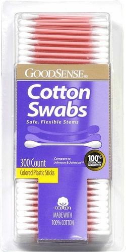 Good Sense Cotton Swabs (Color - Plastic) Case Pack 24
