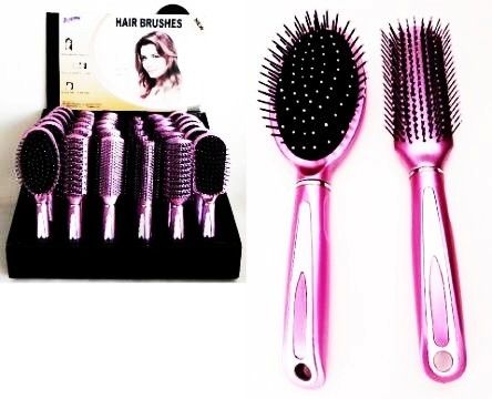 Deluxe Hair Brush Assortment on Counter Display Case Pack 72