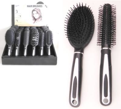 Deluxe Hair Brush Assortment on Counter Display Case Pack 72