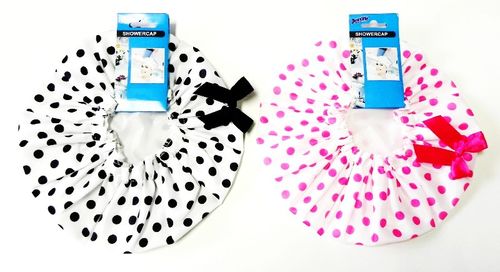 Dotted Premium Quality Shower Cap Case Pack 48