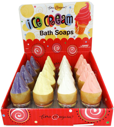 Time And Again Assorted Ice Cream Bath Soap Display Case Pack 16