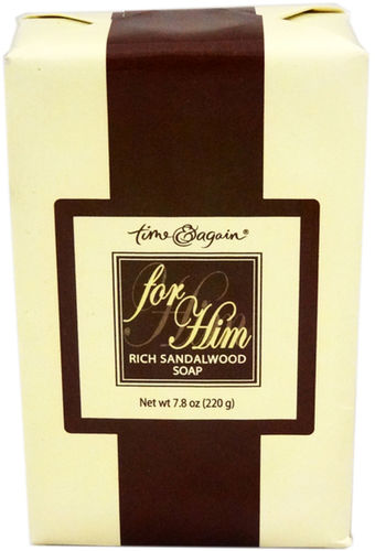 Time And Again For Him Rich Sandalwood Soap Case Pack 24