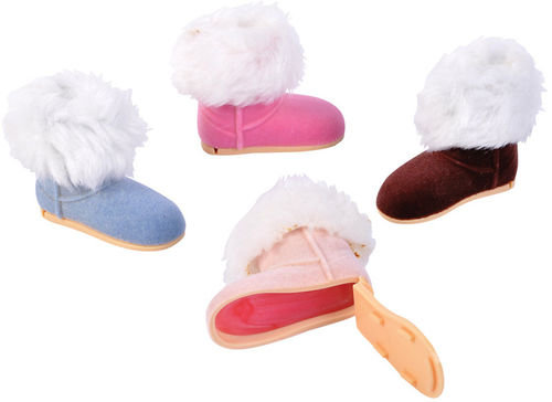 2 3/4"" X 1"" Boot Lip Gloss with Fur Case Pack 24