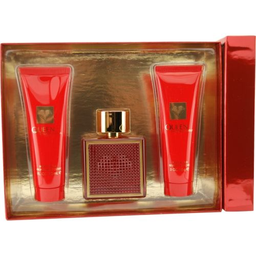 QUEEN by Queen Latifah EAU DE PARFUM SPRAY 3.4 OZ & BODY BUTTER 3 OZ & BODY LOTION 3 OZ