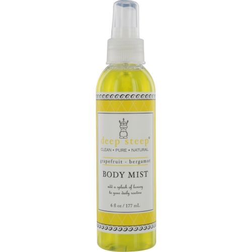 DEEP STEEP by Deep Steep GRAPEFRUIT-BERGAMOT BODY MIST 6 OZ