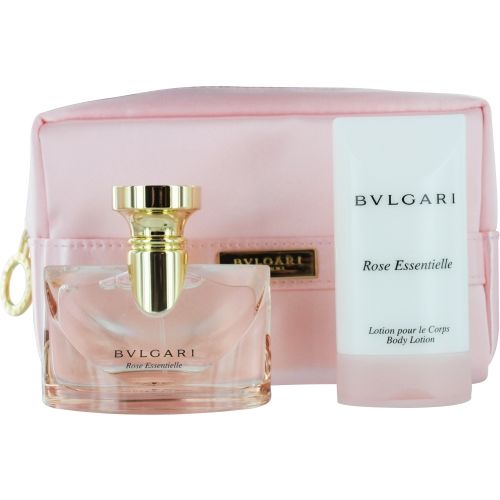 BVLGARI ROSE ESSENTIELLE by Bvlgari EAU DE PARFUM SPRAY 1.7 OZ & BODY LOTION 2.5 OZ & POUCH