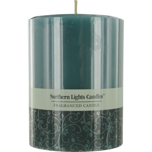 OCEAN BREEZE by Ocean Breeze ONE 3x4 inch PILLAR CANDLE.  BURNS APPROX. 80 HRS.