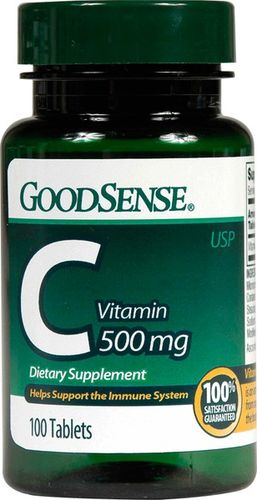 Good Sense Synthetic Vitamin C 500 Mg Tablet Case Pack 12