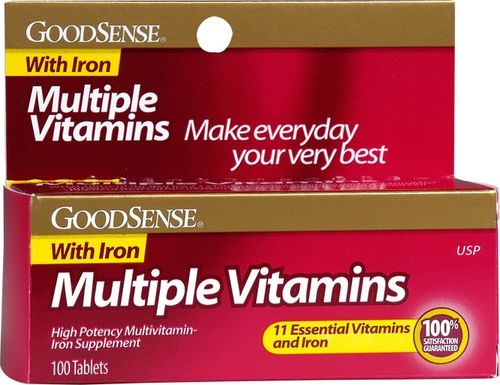 Good Sense Multiple Vitamins + Iron Tablets Case Pack 12