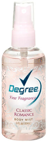 Degree Classic Romance Body Mist Case Pack 6