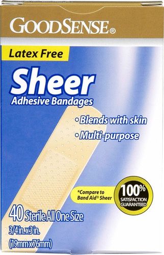 Good Sense Sheer 3/4"" X 3"" Bandages Case Pack 24