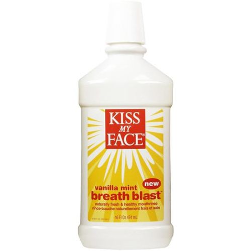 Kiss My Face Vanilla Mint Breath Blast Mouthrinse Case Pack 6