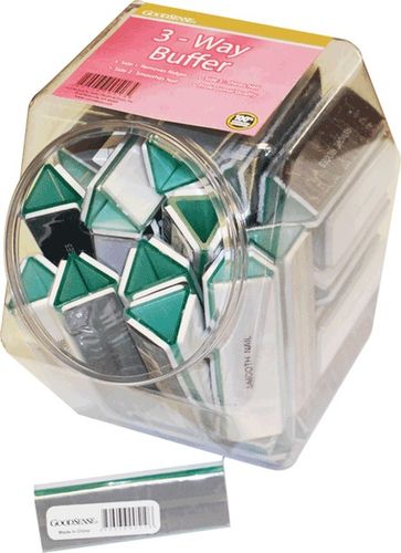 Good Sense 3-Way Nail Buffer Case Pack 4