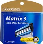 Good Sense Matrix Men's Triple Blade Cartridges Case Pack 36
