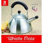 3 Quart Whistling Stainless Steel Tea Kettle Case Pack 12