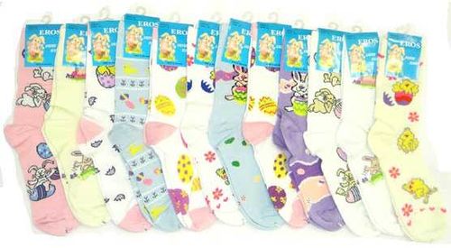 Ladies Easter Socks Case Pack 120