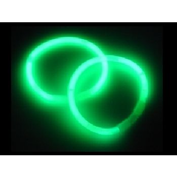 Awesome 8"" GREEN Glo Bracelets. 2 PC. Set Case Pack 144