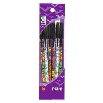 6 Count Halloween Stick Pens Case Pack 54