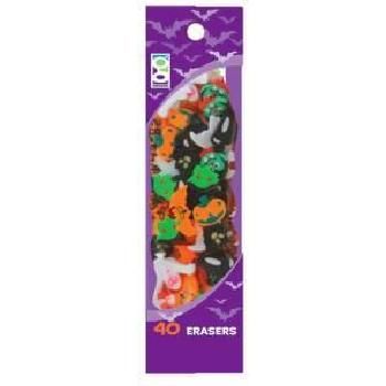 Halloween Mini Eraser, 40/Bag Case Pack 54